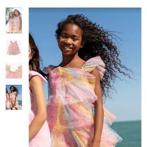 Lola + The Boys Ombré Tulle Gem Dress! Size 6 ~ Worn Once